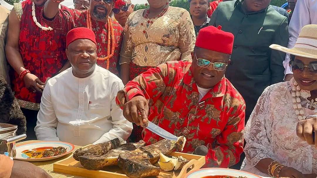 Umahi Declares Ebonyi, Southeast Will Back Tinubu at Ohanivo New Yam Festival
