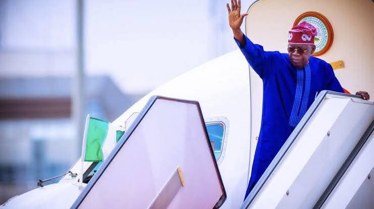 Tinubu Departs Abuja for 2025 Annual Leave in Europe