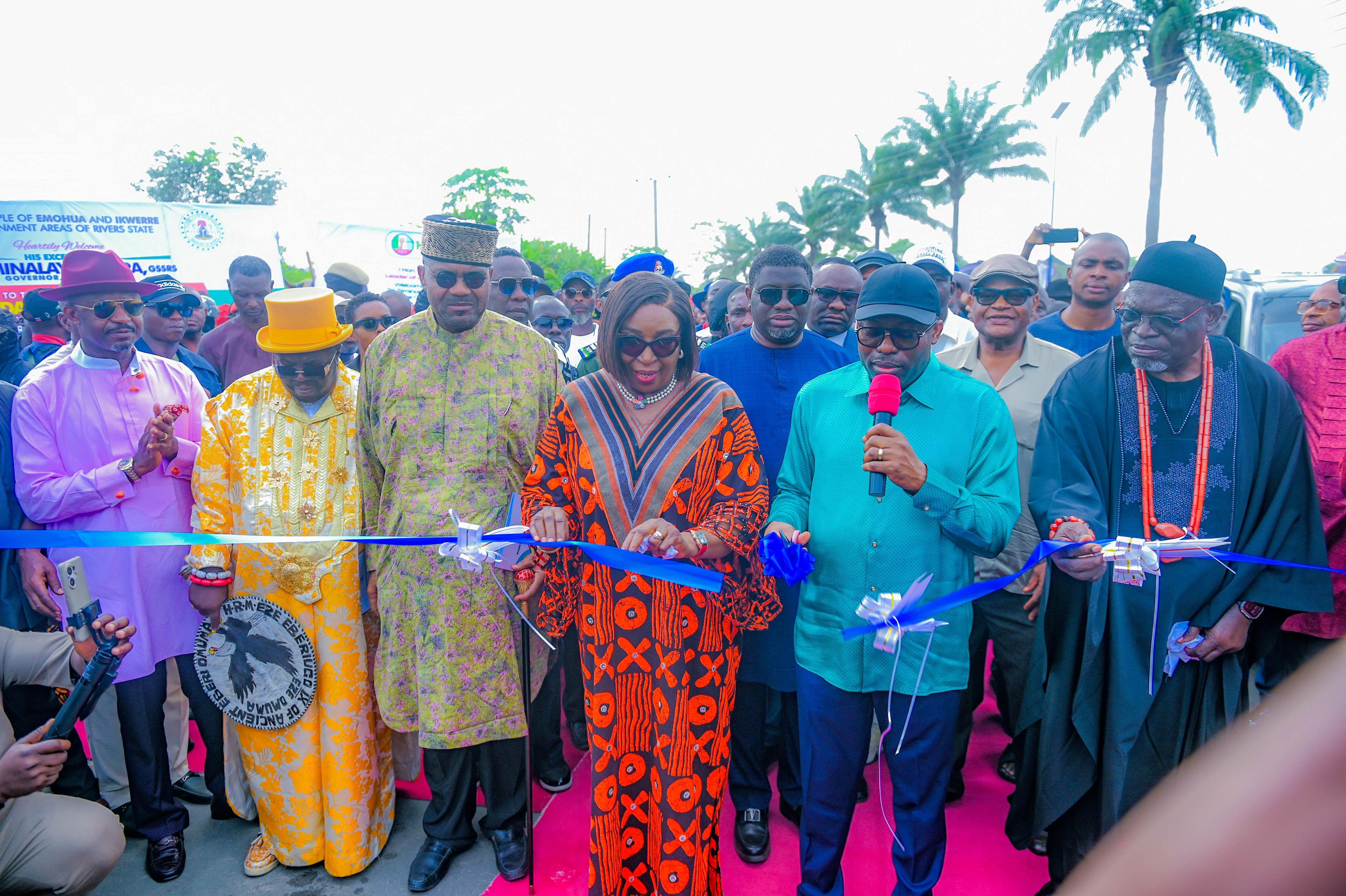 GOV. FUBARA REAFFIRMS COMMITMENT TO PEACE, COMMISSIONS 10.7KM EGBEDA–OMERELU ROAD