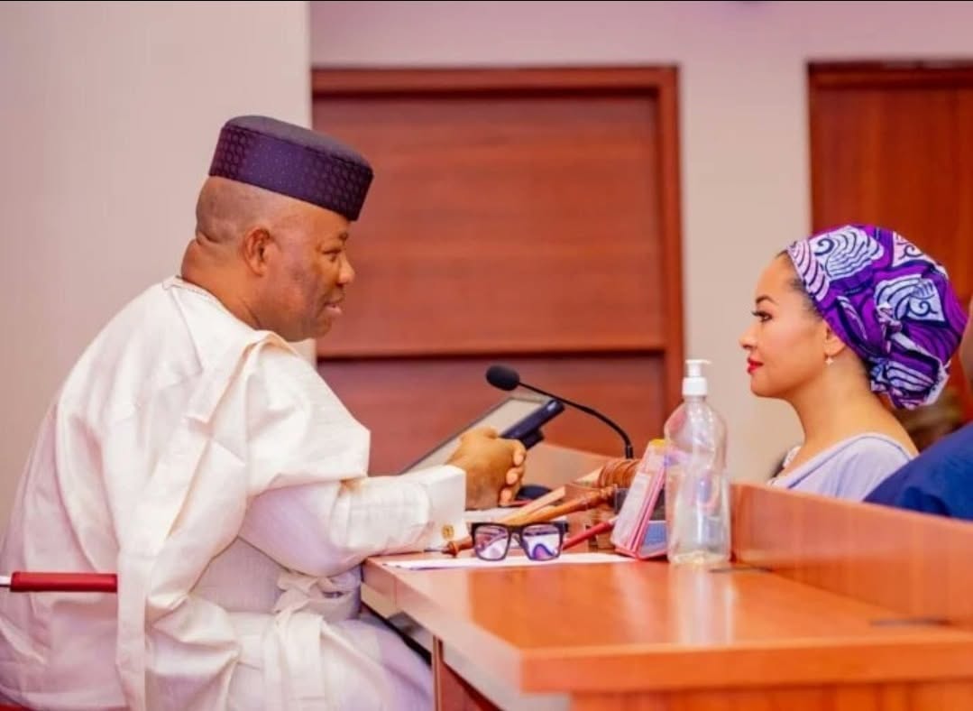 SEN. NATASHA ACCUSES AKPABIO AS IMMIGRATION SEIZES HER PASSPORT AT AIRPORT