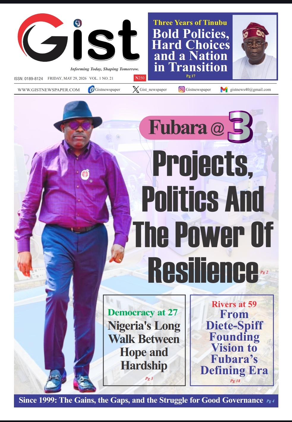 The latest edition of Gist Newspaper is out!