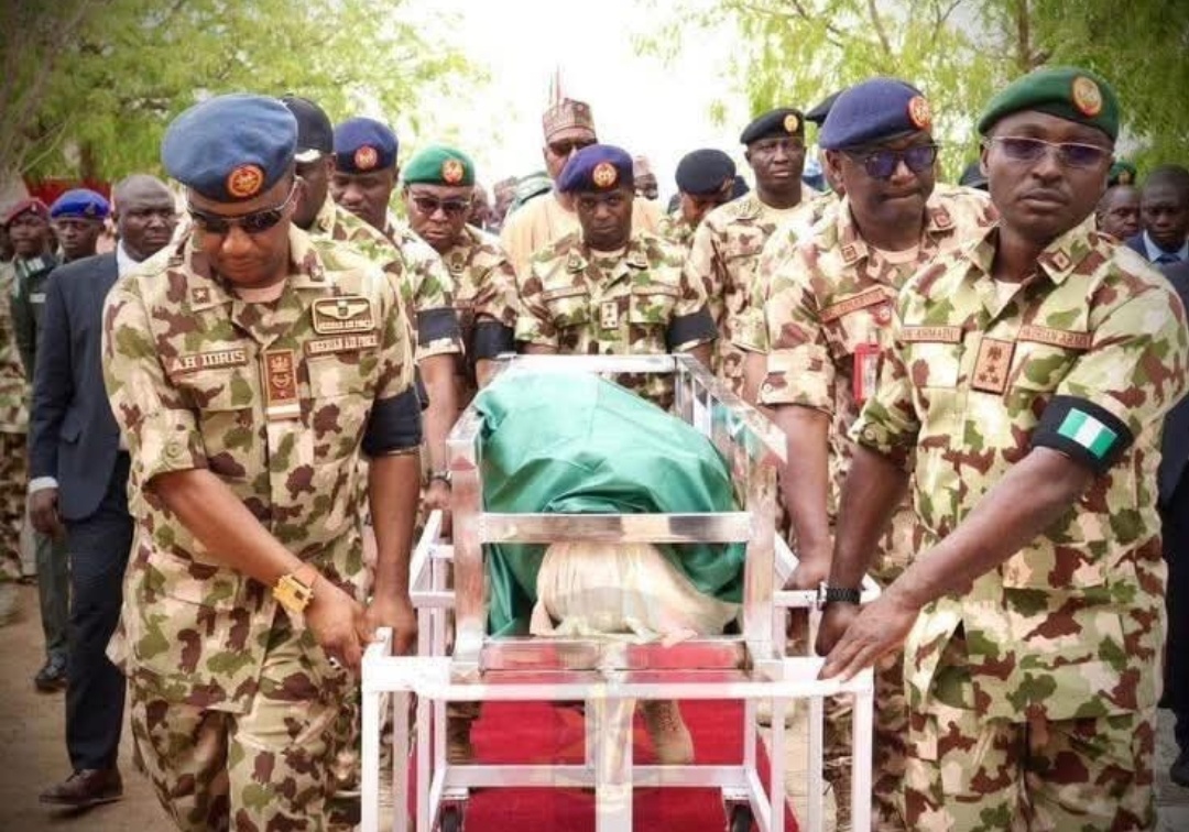 Grief as Fallen Soldiers Buried in Borno