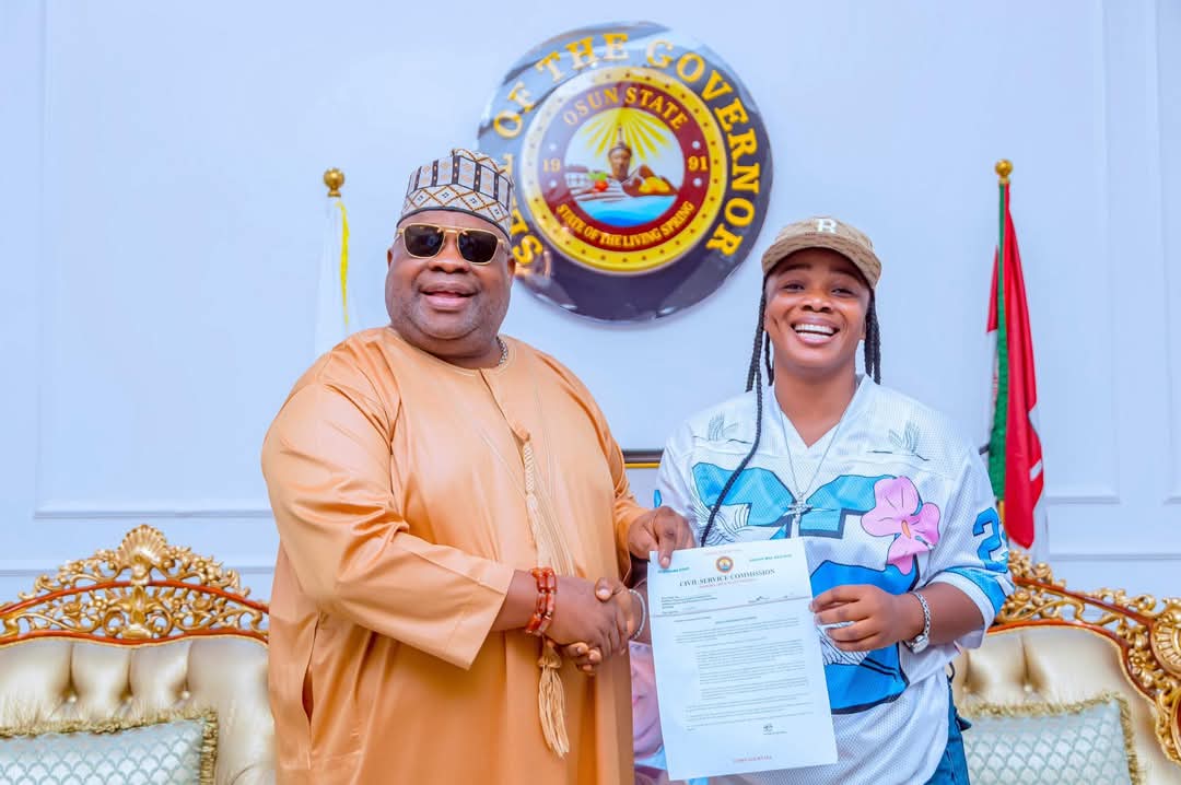 Governor Adeleke Fulfills Promise, Elevates Street Trader with Job and Scholarship