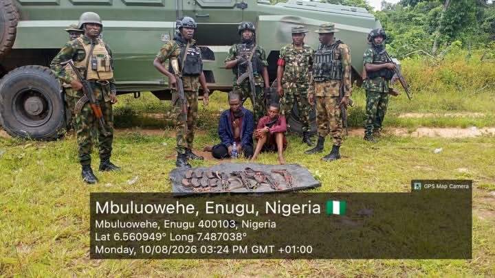 Troops Arrest Kidnap Syndicate Commander, Recover Four AK-47s in Enugu