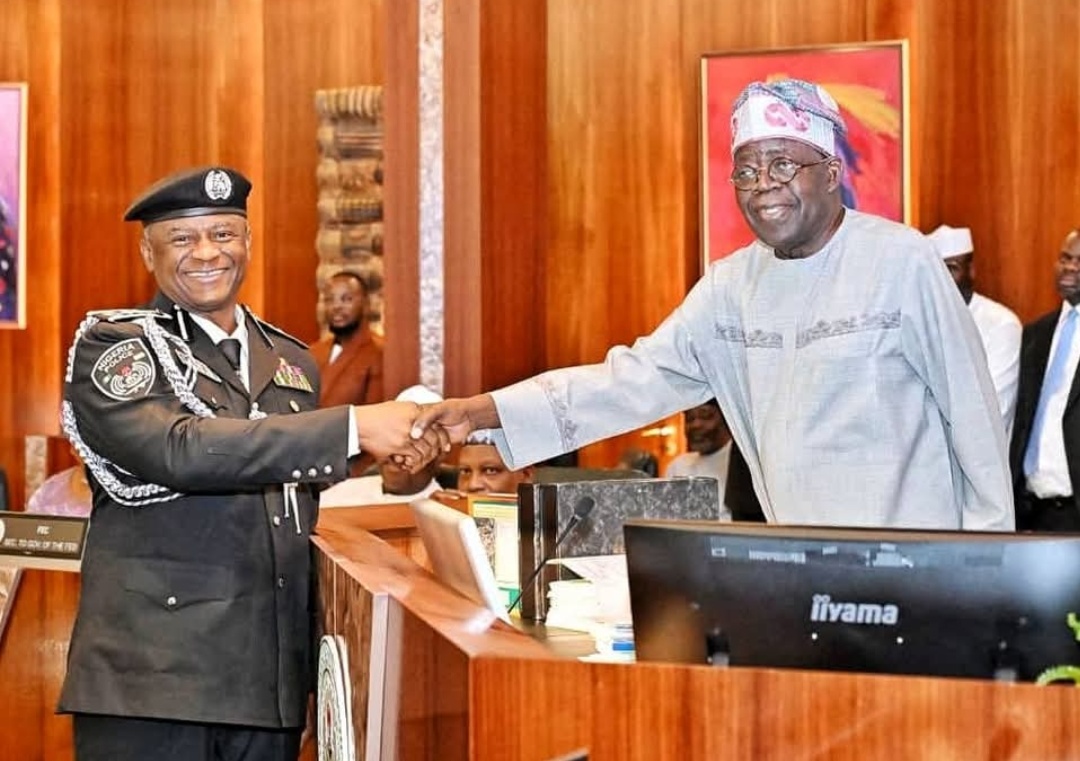 Tinubu Swears in Olatunji Disu as Inspector-General of Police