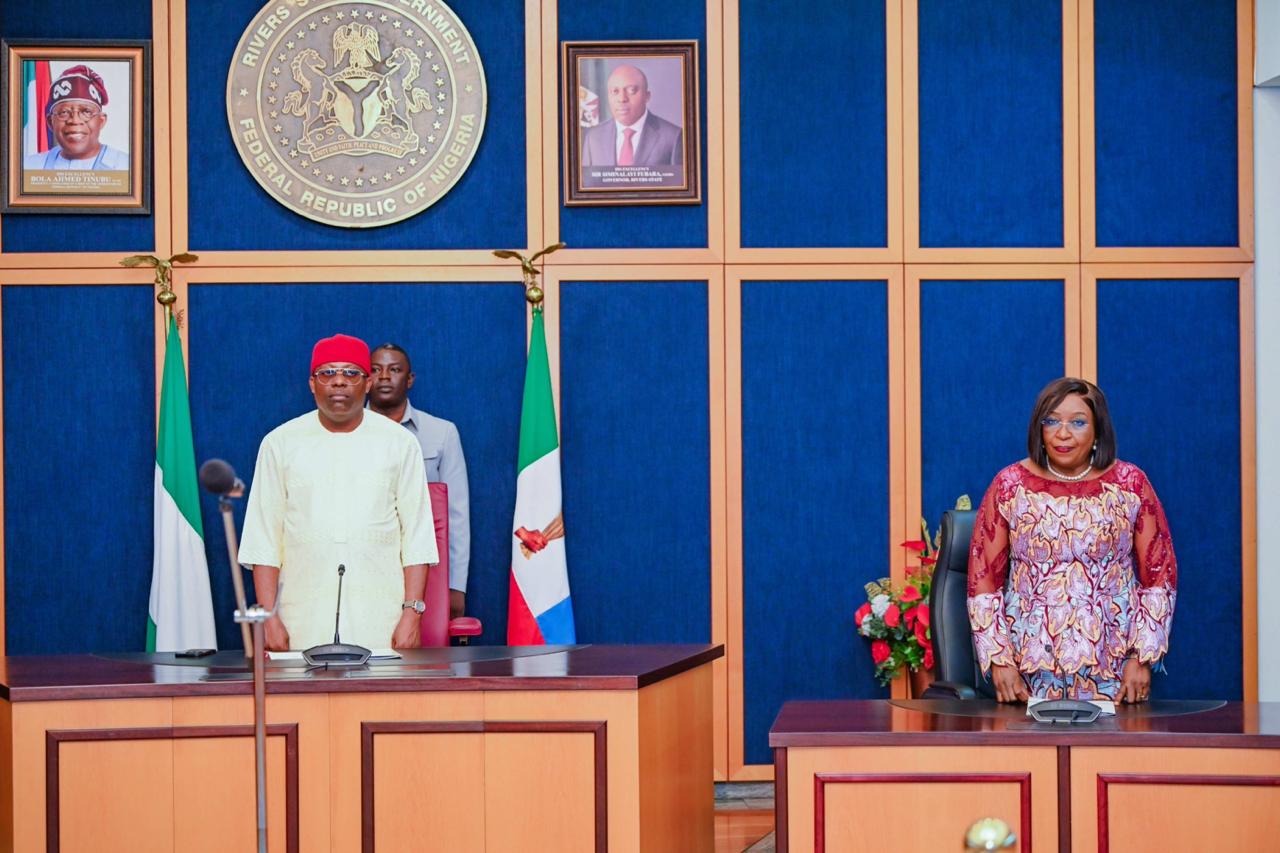 Gov. Fubara Charges 12 New Permanent Secretaries on Excellence, Selfless Service